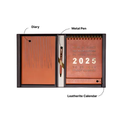 Buy Leather Legacy Trio Gift Set in bulk for Corporate Gifting | Corporate Gyft