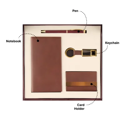 Buy The Signature Suite Gift Set - Brown in bulk for Corporate Gifting | Corporate Gyft