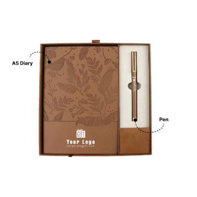 Buy The Signature Duo - Brown in bulk for Corporate Gifting | Corporate Gyft