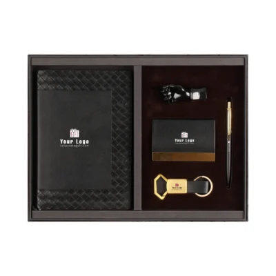 Buy Premium Office Gift Set - Black in bulk for Corporate Gifting | Corporate Gyft