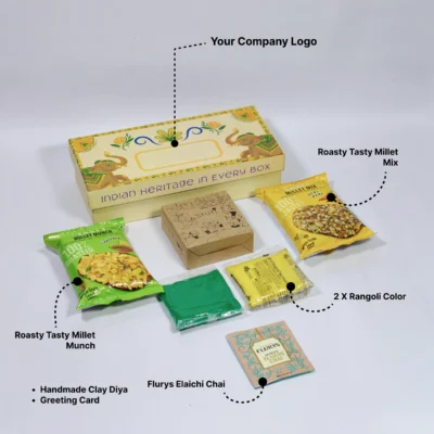 Buy Jashn Ki Diwali Festive Gift Hamper in bulk for Corporate Gifting | Corporate Gyft