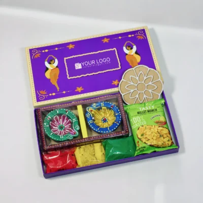 Buy Sajawat Diya Decor Diwali Gift Set in bulk for Corporate Gifting | Corporate Gyft