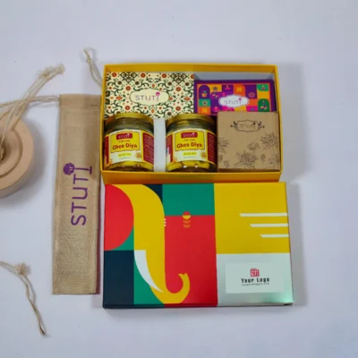 Buy Aangan Ki Roshni Aromatic Diwali Box in bulk for Corporate Gifting | Corporate Gyft