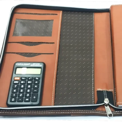Buy Executive File Folder with Clock in bulk for Corporate Gifting | Corporate Gyft