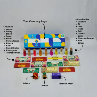 Buy Vedic Puja Treasures Diwali Gift Set in bulk for Corporate Gifting | Corporate Gyft