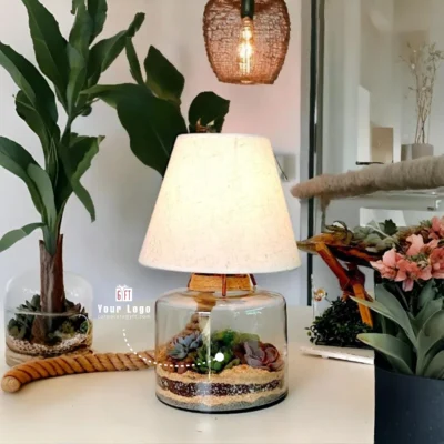 Buy Volcano Jar Lamp Terrarium Gift in bulk for Corporate Gifting | Corporate Gyft