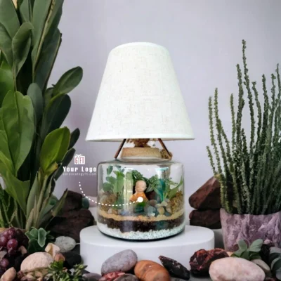 Buy Volcano Jar Lamp Terrarium Gift in bulk for Corporate Gifting | Corporate Gyft