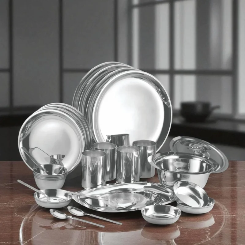 Buy Royal Steel Family Set - 27 Pieces in bulk for Corporate Gifting | Corporate Gyft