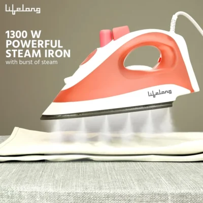 Buy Lifelong Pearl Steam Iron in bulk for Corporate Gifting | Corporate Gyft