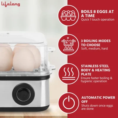 Buy Lifelong Electric Egg Boiler and Poacher in bulk for Corporate Gifting | Corporate Gyft