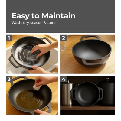 Buy Lifelong Cast Iron Cookware Set – 4 Pieces in bulk for Corporate Gifting | Corporate Gyft