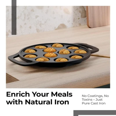 Buy Lifelong Cast Iron Paniyaram Pan in bulk for Corporate Gifting | Corporate Gyft