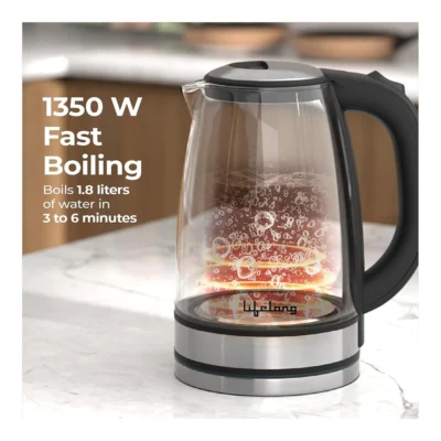 Buy Lifelong Borosilicate Glass Kettle in bulk for Corporate Gifting | Corporate Gyft