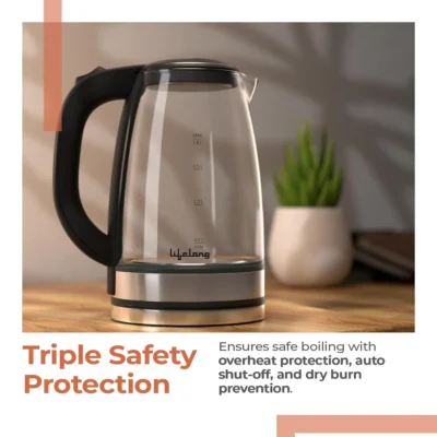 Buy Lifelong Borosilicate Glass Kettle in bulk for Corporate Gifting | Corporate Gyft