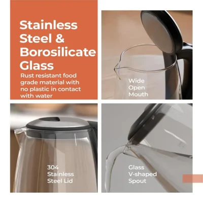 Buy Lifelong Borosilicate Glass Kettle in bulk for Corporate Gifting | Corporate Gyft