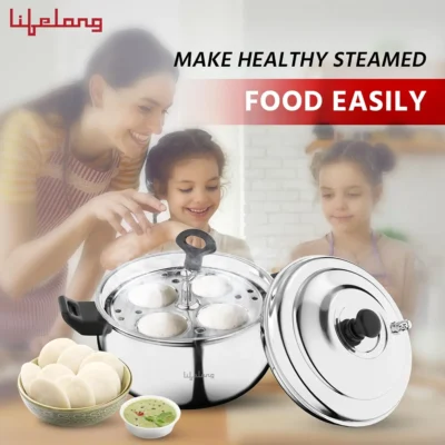Buy Lifelong 3-Plate Idli Cooker in bulk for Corporate Gifting | Corporate Gyft