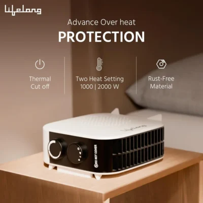 Buy Lifelong Infinia Portable Room Heater in bulk for Corporate Gifting | Corporate Gyft