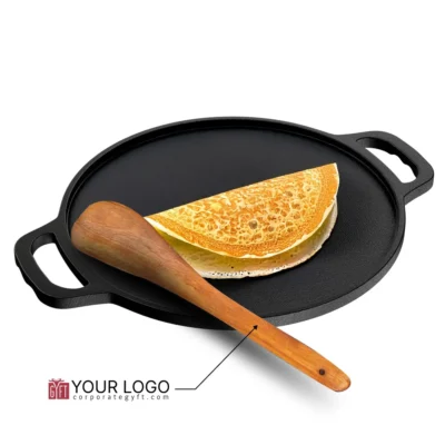 Buy Lifelong Cast Iron Dosa Tawa with Wooden Spatula in bulk for Corporate Gifting | Corporate Gyft