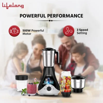 Buy Lifelong Powerful Multi-Jar Mixer Grinder in bulk for Corporate Gifting | Corporate Gyft