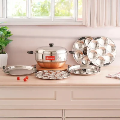 Buy Lifelong Multi Kadai Steamer Set in bulk for Corporate Gifting | Corporate Gyft