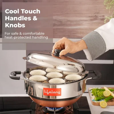 Buy Lifelong Multi Kadai Steamer Set in bulk for Corporate Gifting | Corporate Gyft