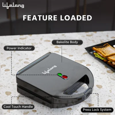 Buy Lifelong Classic Pro Sandwich Griller in bulk for Corporate Gifting | Corporate Gyft