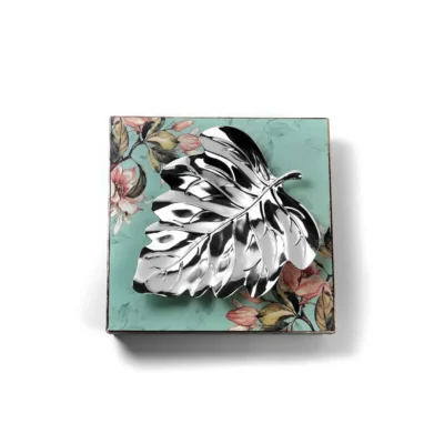 Buy Silver Leaf Charm Bowl in bulk for Corporate Gifting | Corporate Gyft
