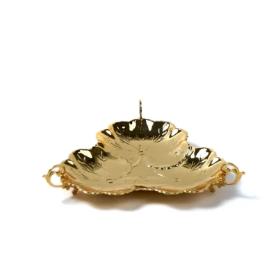 Buy Floral Design 3-in-1 Golden Bowl in bulk for Corporate Gifting | Corporate Gyft