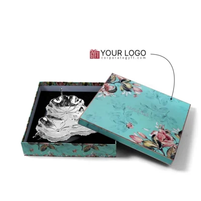 Buy Floral Design 3-in-1 Silver Bowl in bulk for Corporate Gifting | Corporate Gyft