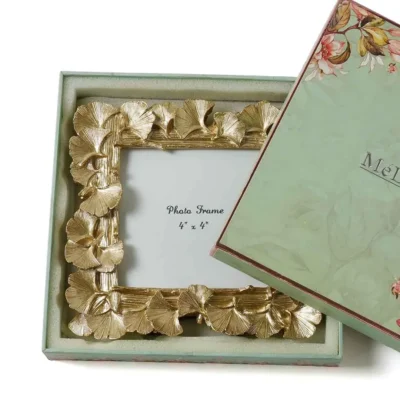Buy Golden Leaf Luxe Photo Frame in bulk for Corporate Gifting | Corporate Gyft