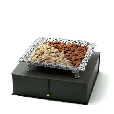 Buy Leaf Elegance Cutwork Tray in bulk for Corporate Gifting | Corporate Gyft