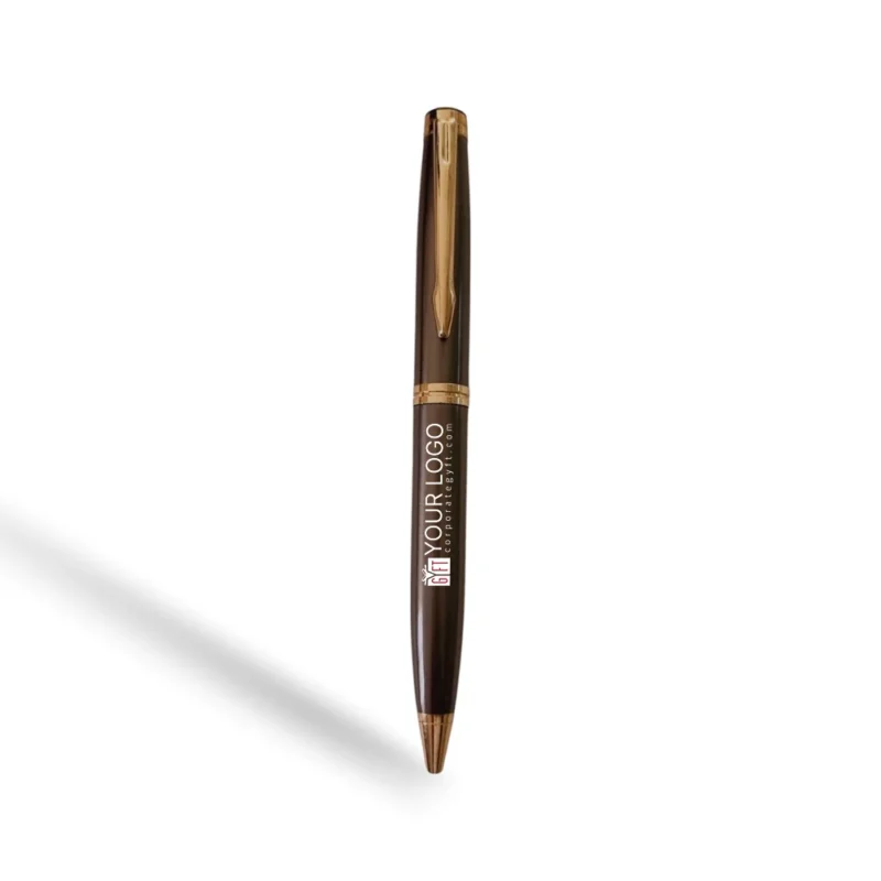 Buy Executive Gold-Trimmed Metal Pen in bulk for Corporate Gifting | Corporate Gyft