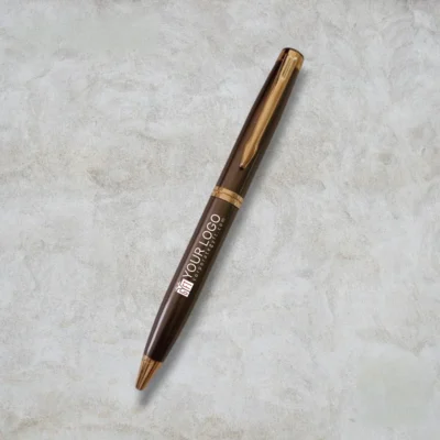 Buy Executive Gold-Trimmed Metal Pen in bulk for Corporate Gifting | Corporate Gyft