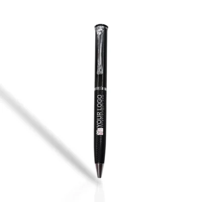 Buy Black Hat Leather-Coated Metal Pen in bulk for Corporate Gifting | Corporate Gyft