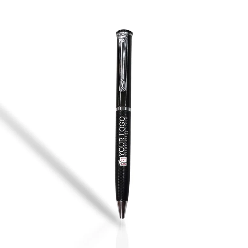 Buy Black Hat Leather-Coated Metal Pen in bulk for Corporate Gifting | Corporate Gyft