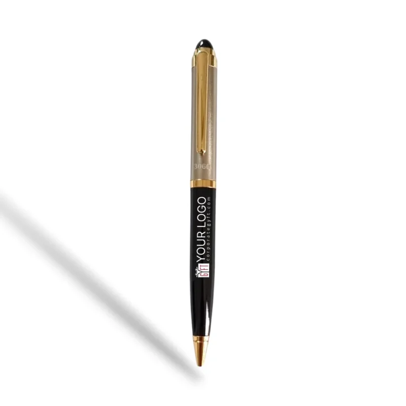 Buy Silver-Black Executive Metal Pen in bulk for Corporate Gifting | Corporate Gyft