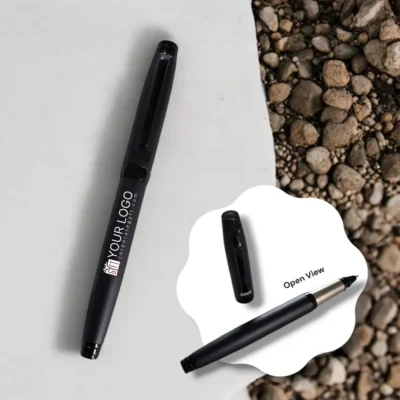 Buy Black Minimalist Metal Pen in bulk for Corporate Gifting | Corporate Gyft