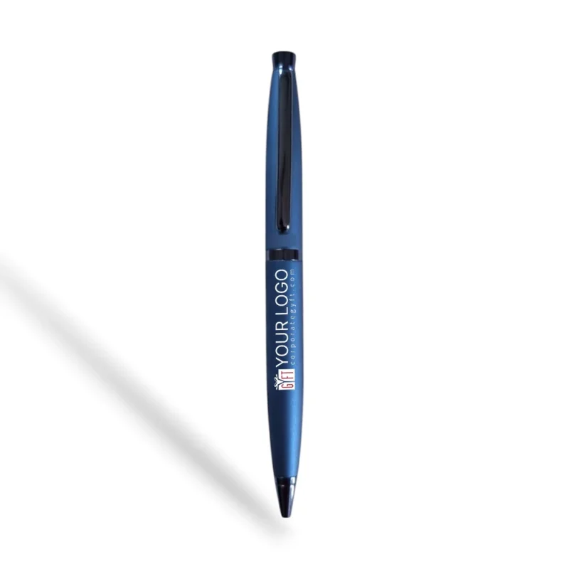 Buy Metallic Blue Executive Metal Pen in bulk for Corporate Gifting | Corporate Gyft