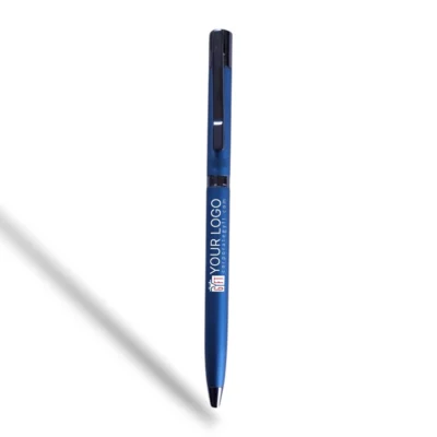 Buy Premium Metal Ball Pen - Blue in bulk for Corporate Gifting | Corporate Gyft