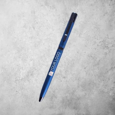Buy Premium Metal Ball Pen - Blue in bulk for Corporate Gifting | Corporate Gyft