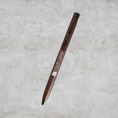 Buy Premium Metal Ball Pen - Brown in bulk for Corporate Gifting | Corporate Gyft