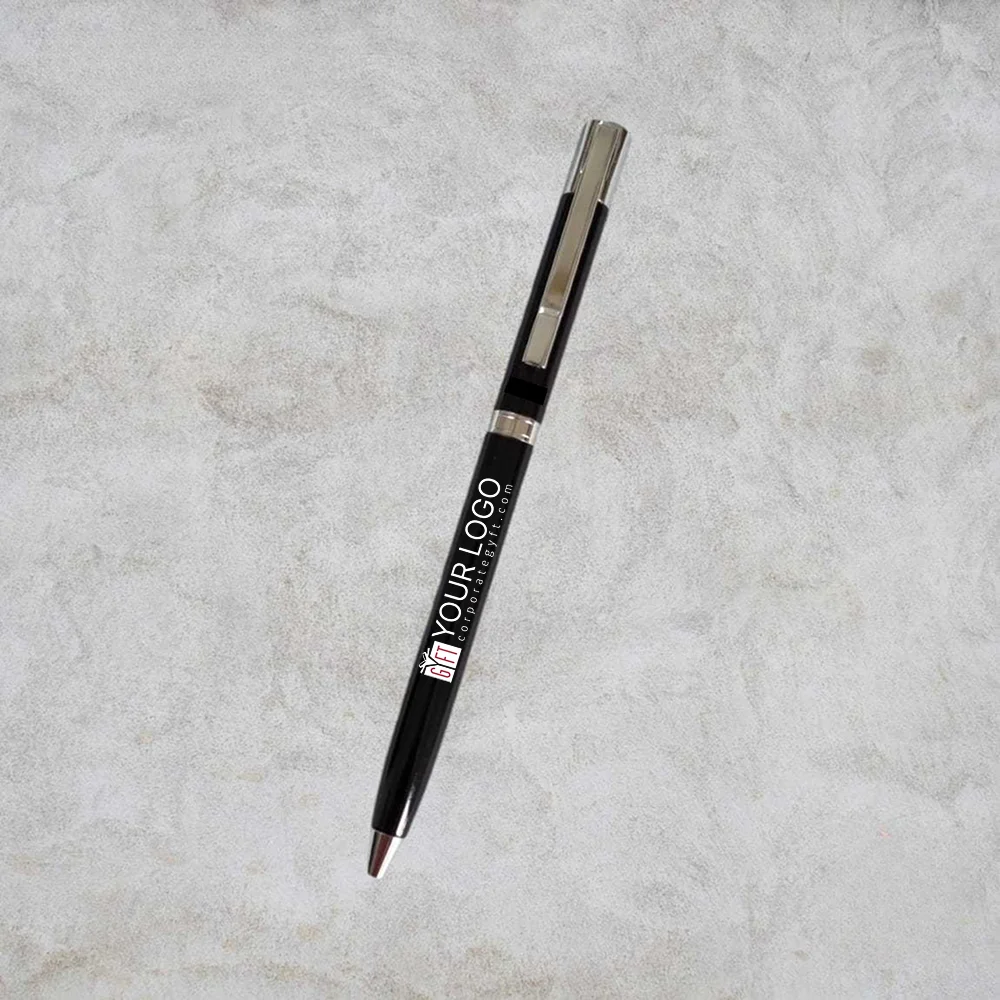 Premium Metal Ball Pen - Black Buy Premium Metal Ball Pen - Black in bulk for Corporate Gifting | Corporate Gyft
