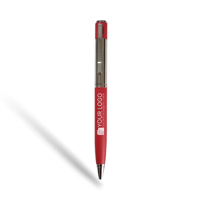 Buy Premium Red Finish Metal Pen in bulk for Corporate Gifting | Corporate Gyft