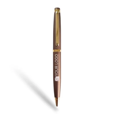 Buy Brown Signature Metal Pen in bulk for Corporate Gifting | Corporate Gyft