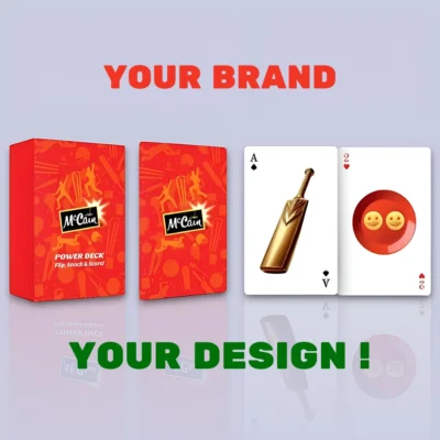 Buy Premium Plastic Custom Playing Cards in bulk for Corporate Gifting | Corporate Gyft