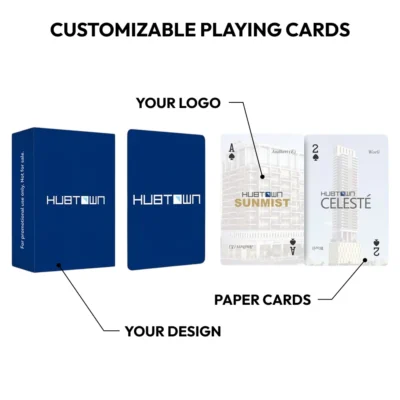 Buy Custom Paper Playing Cards in bulk for Corporate Gifting | Corporate Gyft