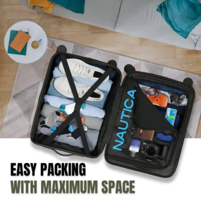 Buy Nautica TravelMate Cabin Trolley - Black and Green in bulk for Corporate Gifting | Corporate Gyft