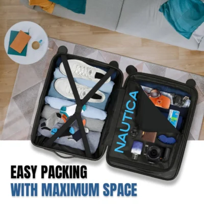Buy Nautica TravelMate Cabin Trolley - Blue and Grey in bulk for Corporate Gifting | Corporate Gyft