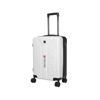 Buy Nautica TravelMate Cabin Trolley - White and Black in bulk for Corporate Gifting | Corporate Gyft
