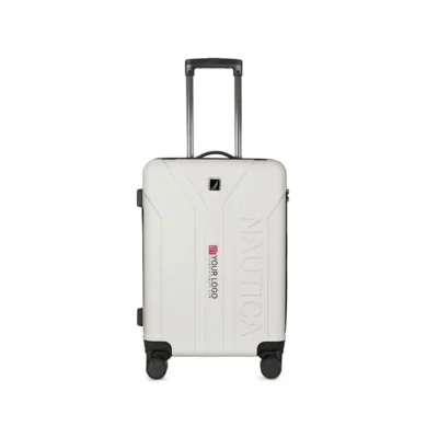 Buy Nautica TravelMate Cabin Trolley - White and Black in bulk for Corporate Gifting | Corporate Gyft